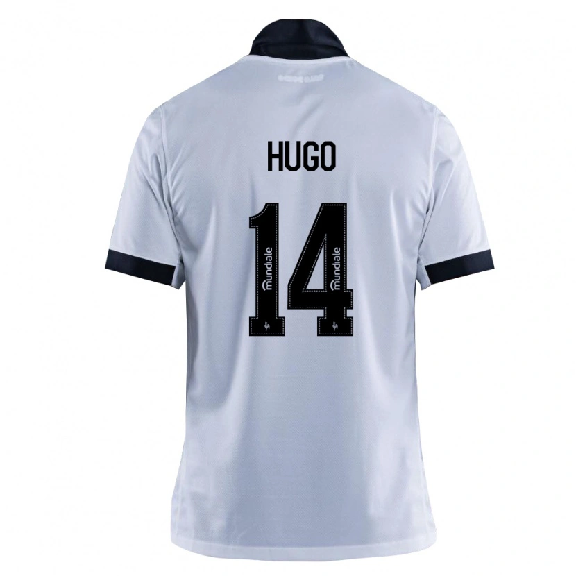 Danxen Femme Maillot Vitor Hugo #14 Noir Blanc Tenues Extérieur 2026/27 T-Shirt