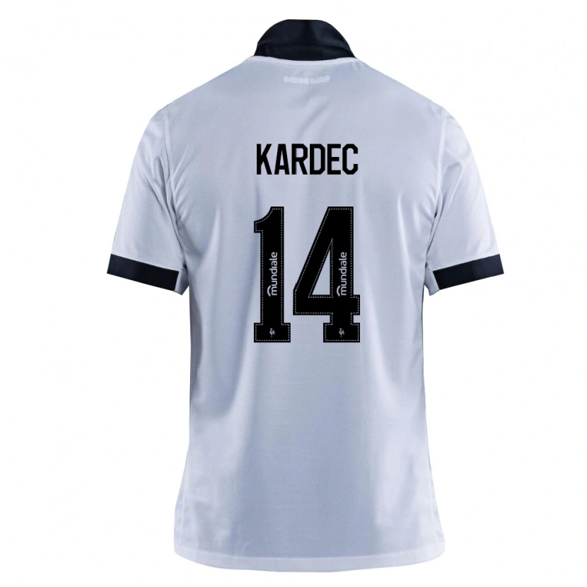 Danxen Femme Maillot Alan Kardec #14 Noir Blanc Tenues Extérieur 2026/27 T-Shirt