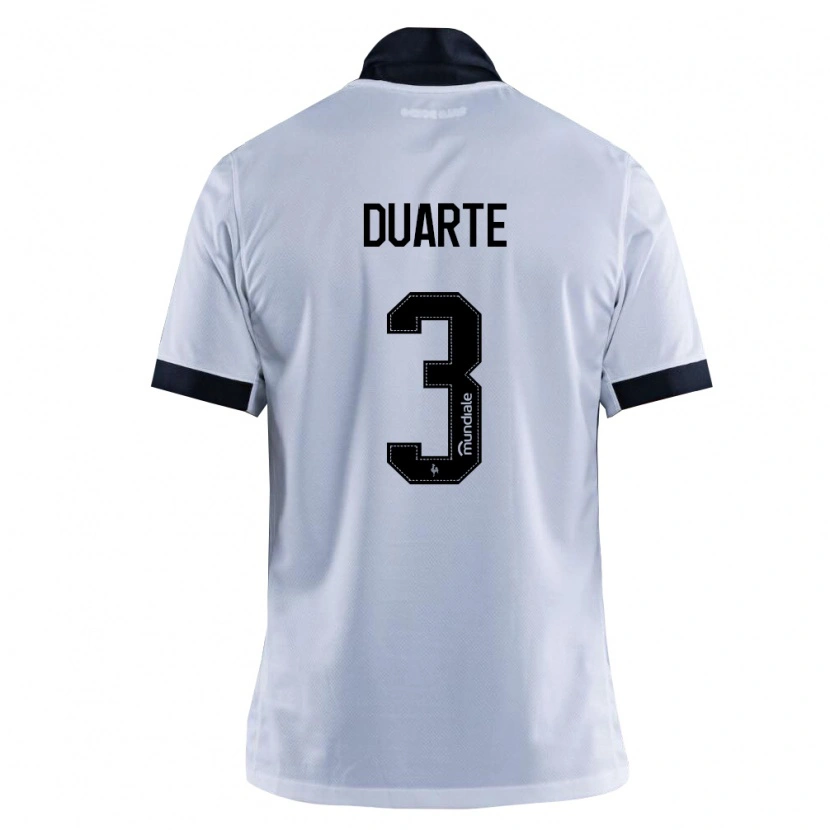 Danxen Femme Maillot Léo Duarte #3 Noir Blanc Tenues Extérieur 2026/27 T-Shirt