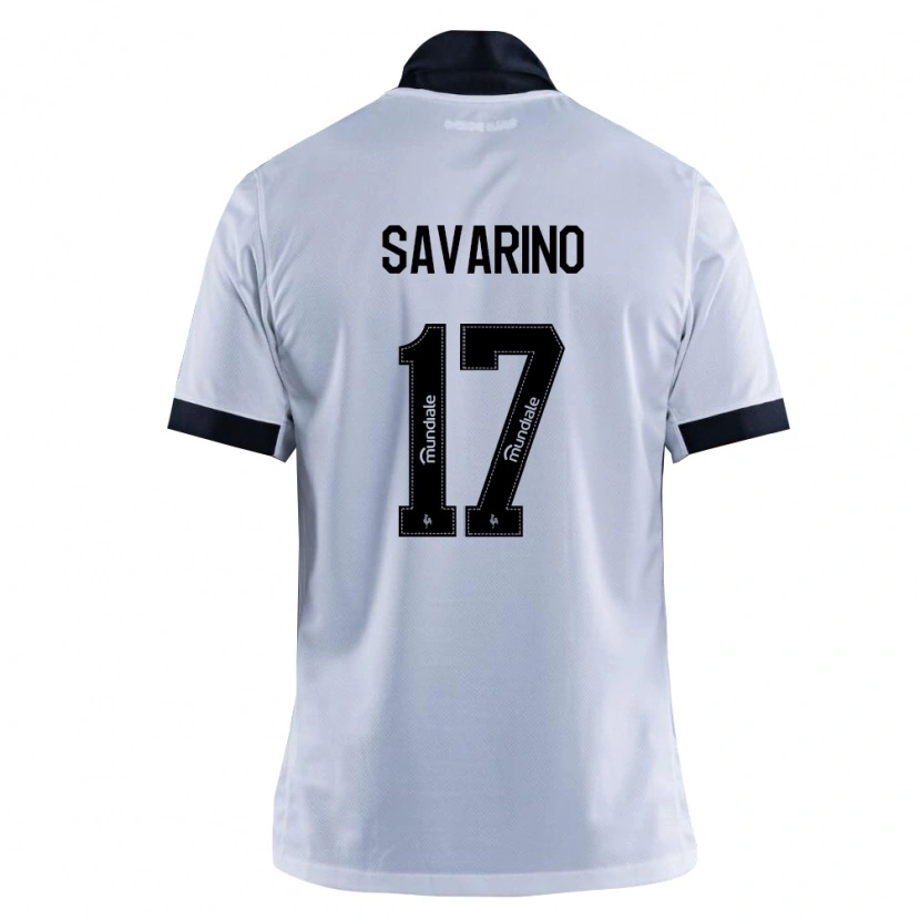 Danxen Femme Maillot Jefferson Savarino #17 Noir Blanc Tenues Extérieur 2026/27 T-Shirt