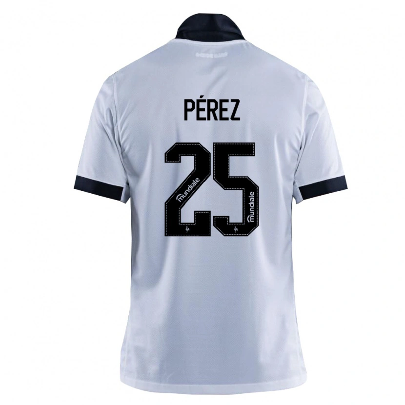 Danxen Femme Maillot Tomás Pérez #25 Noir Blanc Tenues Extérieur 2026/27 T-Shirt