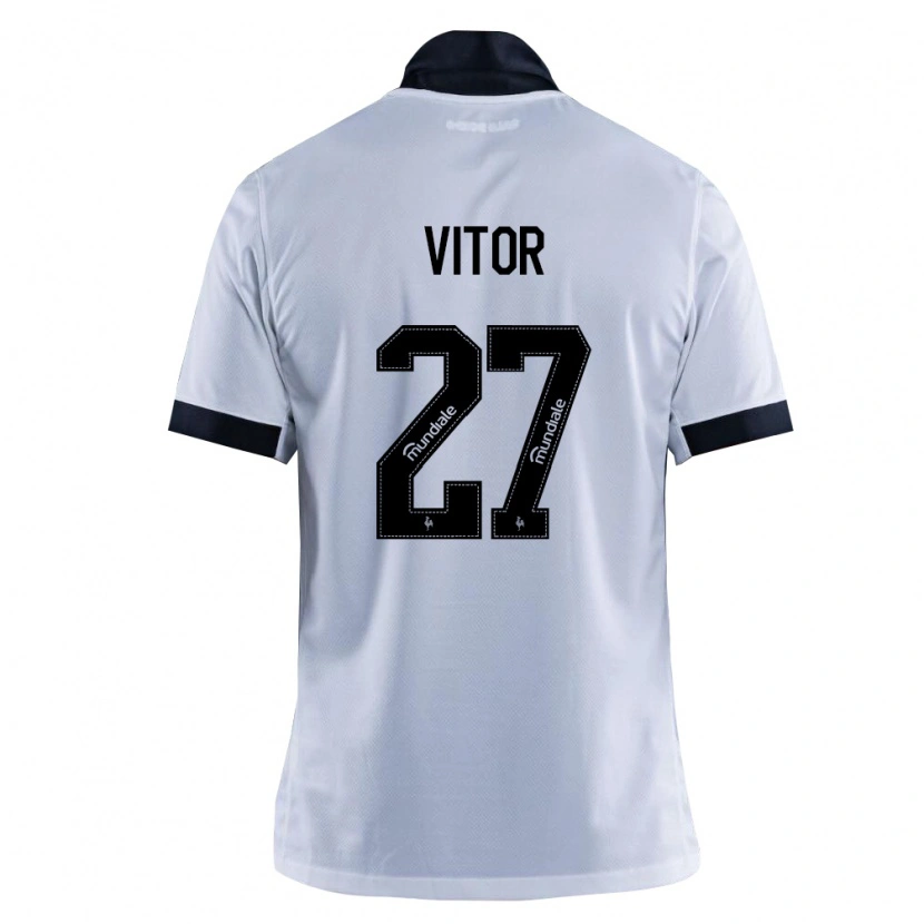 Danxen Femme Maillot Paulo Vitor #27 Noir Blanc Tenues Extérieur 2026/27 T-Shirt