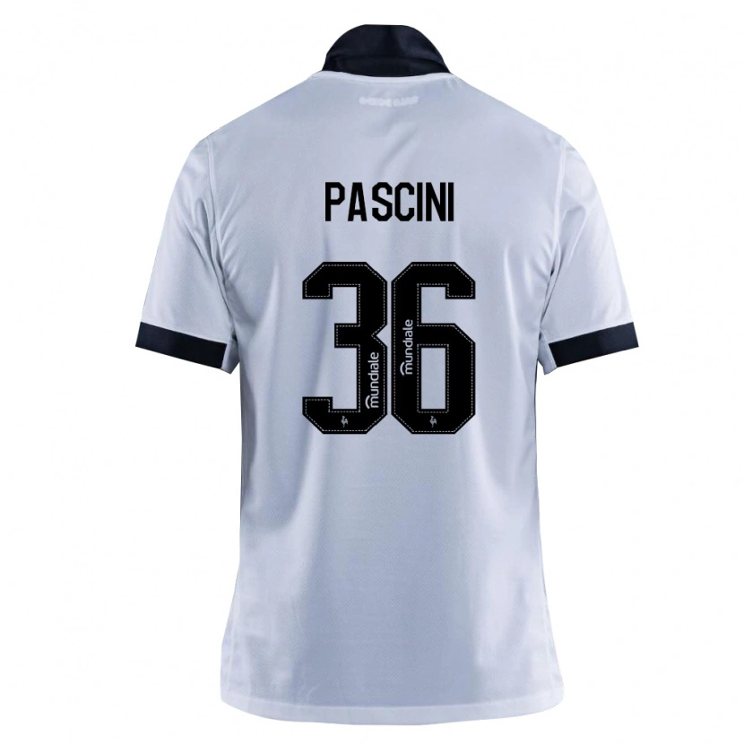 Danxen Femme Maillot Kauã Pascini #36 Noir Blanc Tenues Extérieur 2026/27 T-Shirt