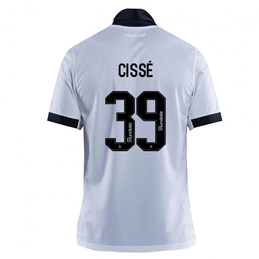 Danxen Femme Maillot Mamady Cissé #39 Noir Blanc Tenues Extérieur 2026/27 T-Shirt