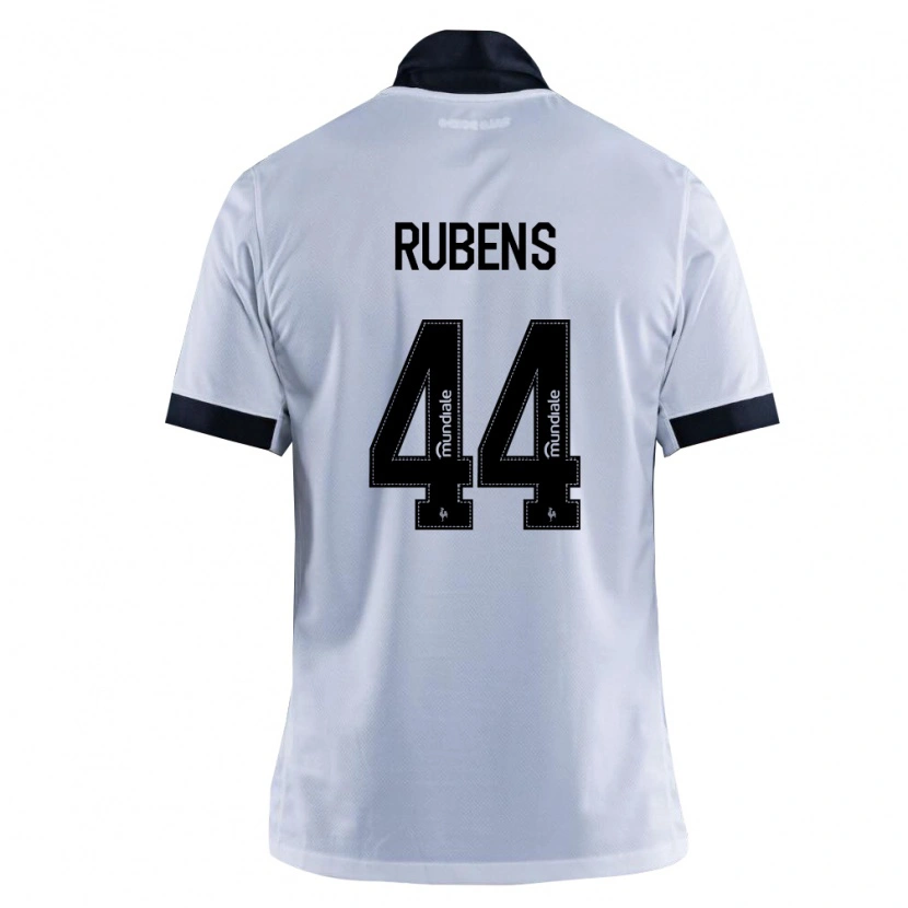 Danxen Femme Maillot Rubens #44 Noir Blanc Tenues Extérieur 2026/27 T-Shirt