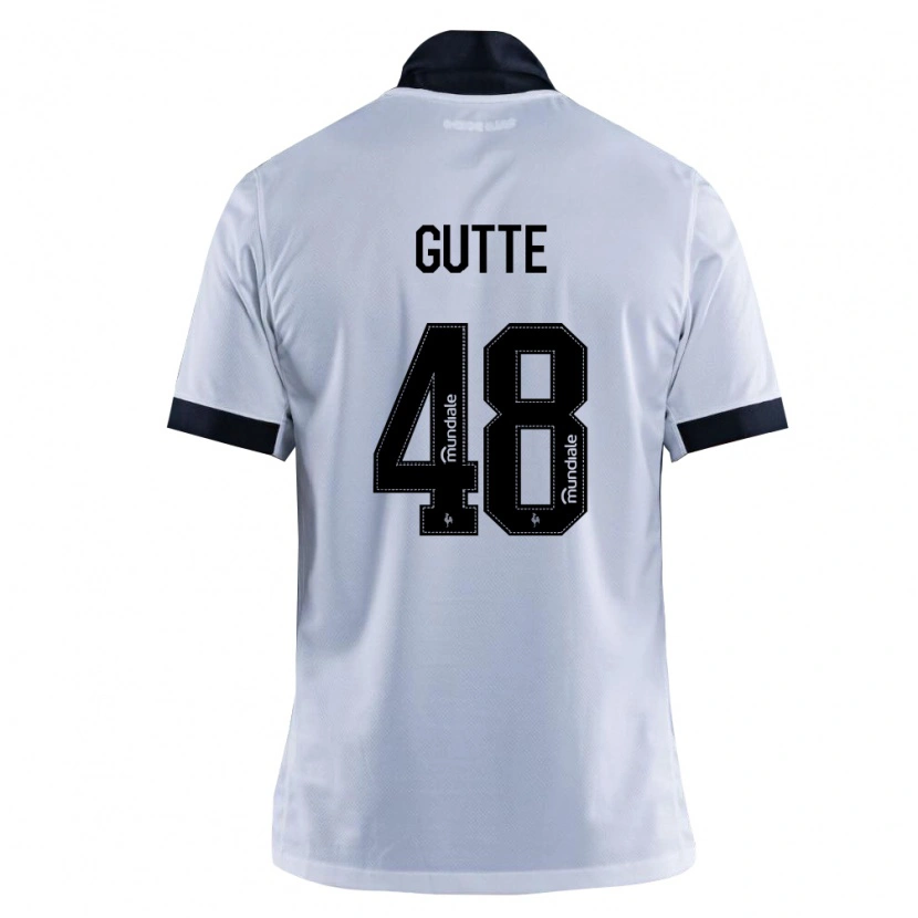 Danxen Femme Maillot Gutte #48 Noir Blanc Tenues Extérieur 2026/27 T-Shirt
