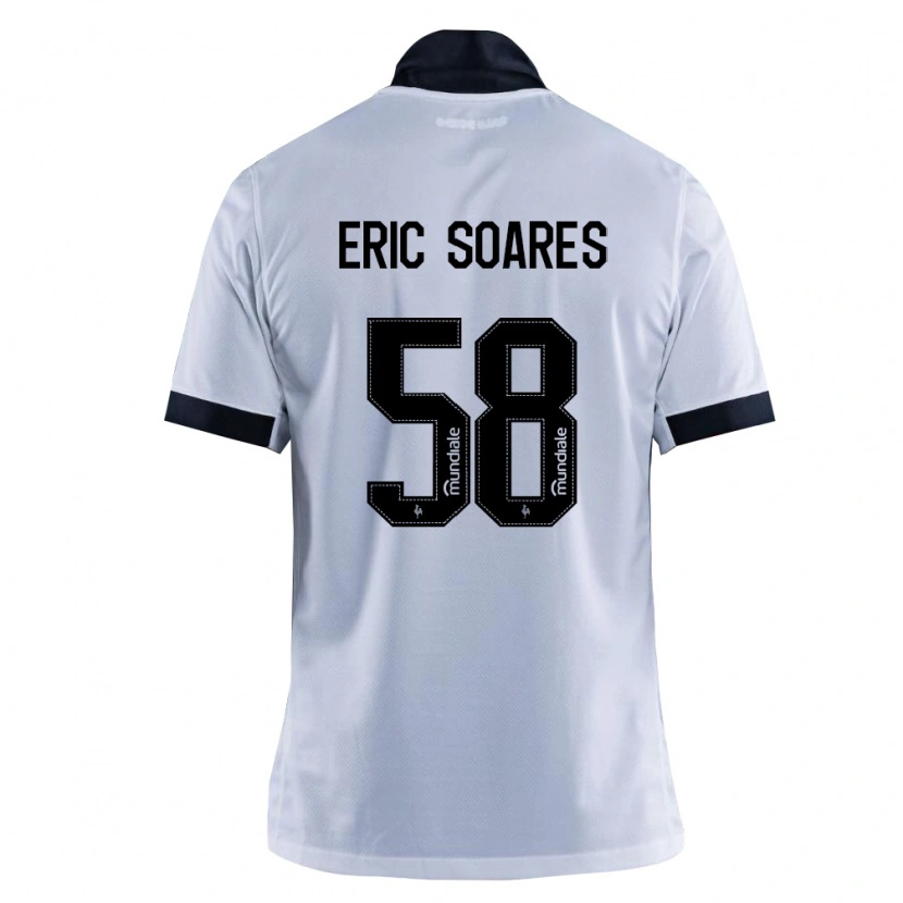 Danxen Femme Maillot Eric Soares #58 Noir Blanc Tenues Extérieur 2026/27 T-Shirt