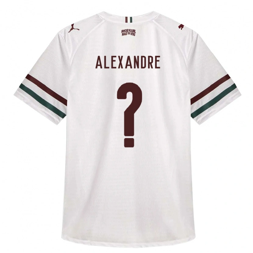 Danxen Femme Maillot Alexandre #0 Blanc Vert Bourgogne Tenues Extérieur 2026/27 T-Shirt