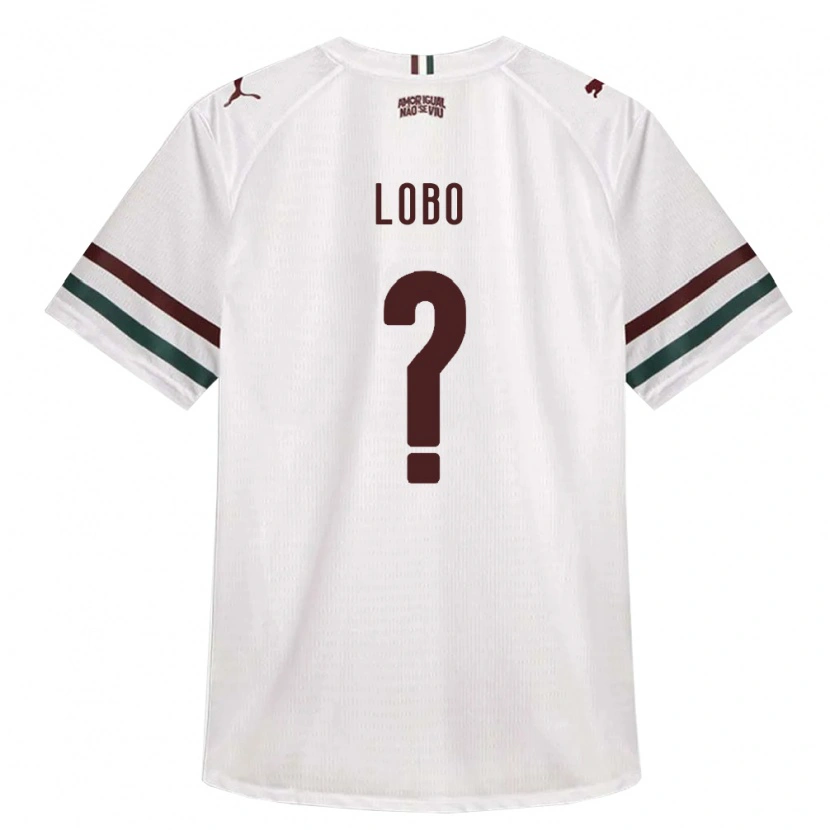 Danxen Femme Maillot Gustavo Lobo #0 Blanc Vert Bourgogne Tenues Extérieur 2026/27 T-Shirt