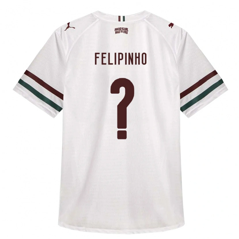 Danxen Femme Maillot Felipinho #0 Blanc Vert Bourgogne Tenues Extérieur 2026/27 T-Shirt