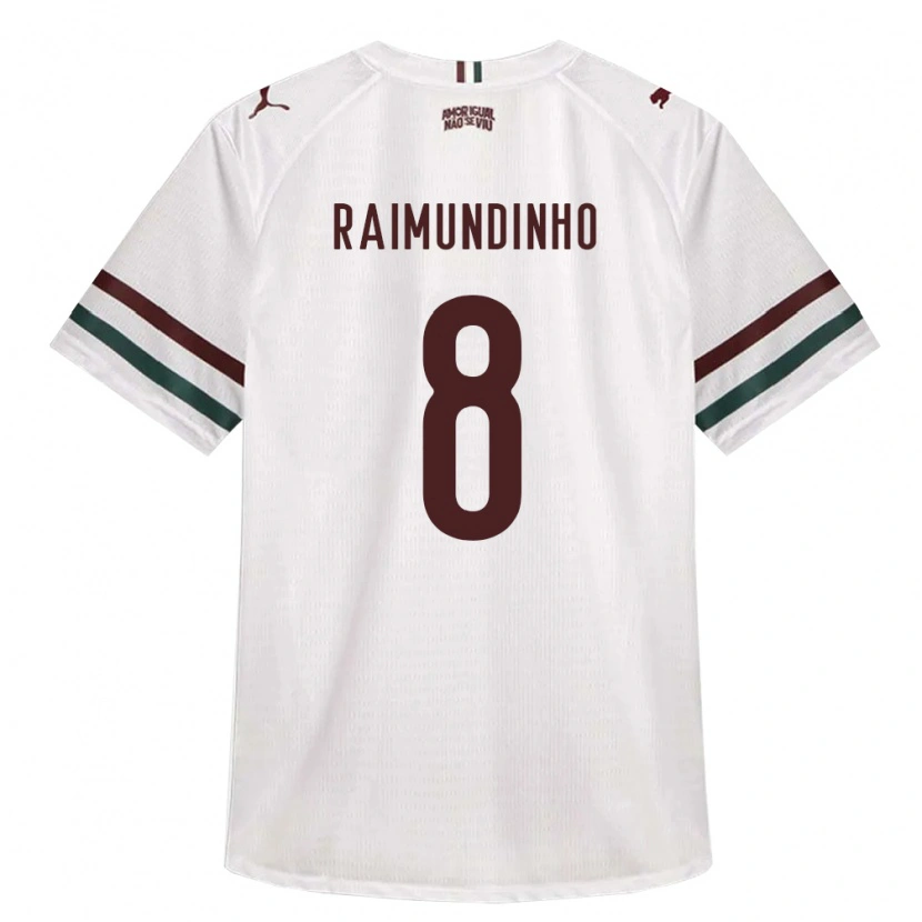 Danxen Femme Maillot Raimundinho #8 Blanc Vert Bourgogne Tenues Extérieur 2026/27 T-Shirt