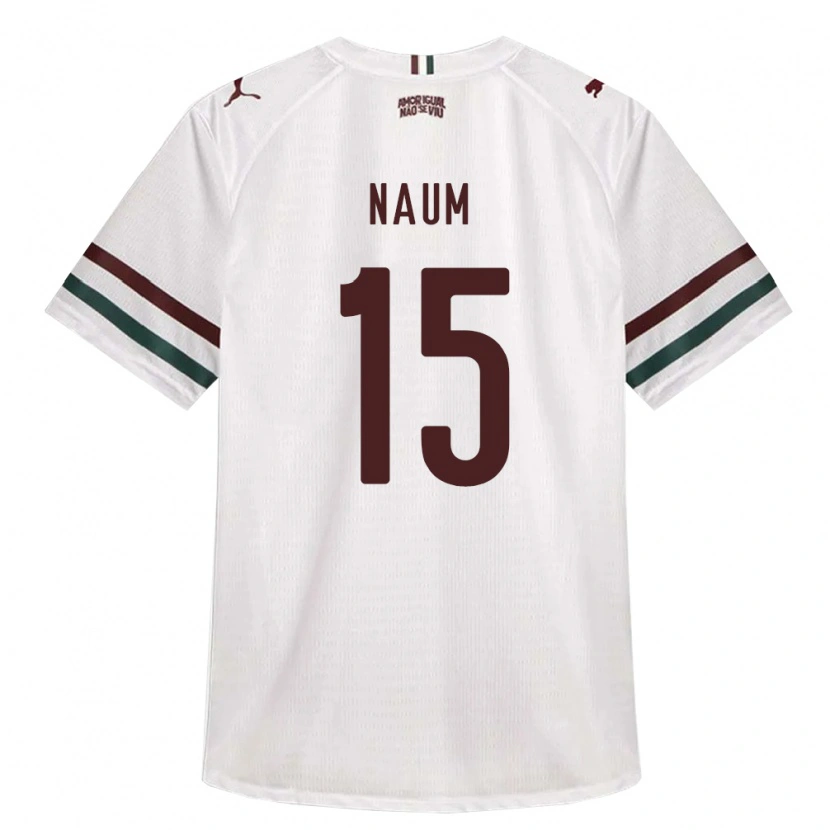 Danxen Femme Maillot Jonas Naum #15 Blanc Vert Bourgogne Tenues Extérieur 2026/27 T-Shirt