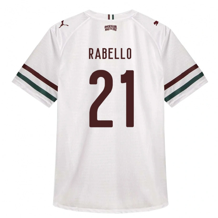 Danxen Femme Maillot Igor Rabello #21 Blanc Vert Bourgogne Tenues Extérieur 2026/27 T-Shirt