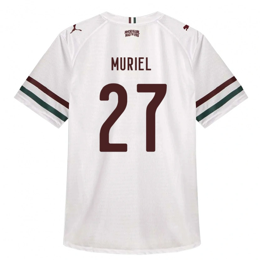 Danxen Femme Maillot Muriel #27 Blanc Vert Bourgogne Tenues Extérieur 2026/27 T-Shirt
