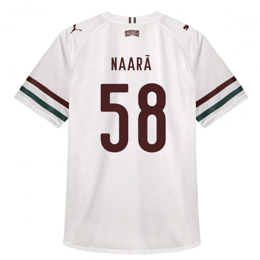 Danxen Femme Maillot Naarã Lucas Teixeira Ferreira Dos Santos #58 Blanc Vert Bourgogne Tenues Extérieur 2026/27 T-Shirt