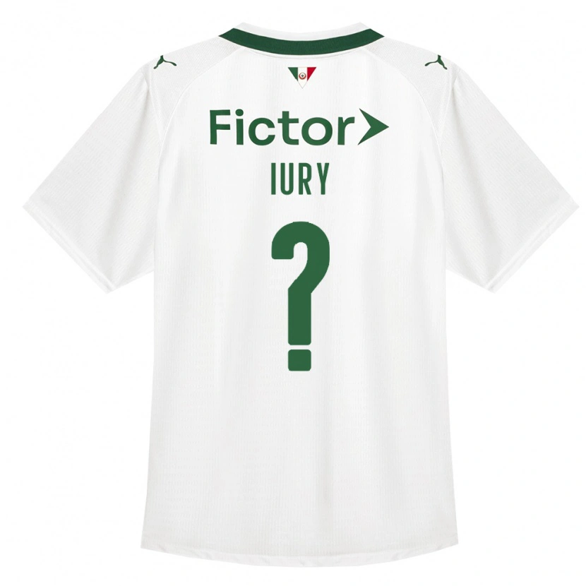 Danxen Femme Maillot Iury Salles Araujo Dos Santos #0 Vert Blanc Tenues Extérieur 2026/27 T-Shirt