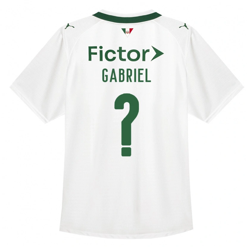 Danxen Femme Maillot João Gabriel #0 Vert Blanc Tenues Extérieur 2026/27 T-Shirt