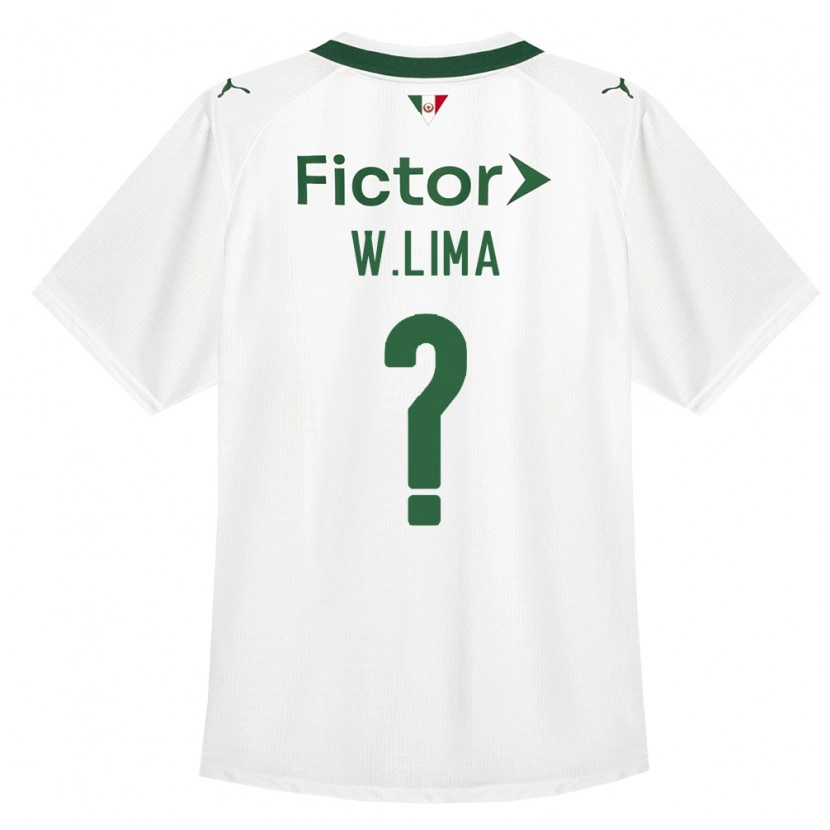 Danxen Femme Maillot Wesley Lima #0 Vert Blanc Tenues Extérieur 2026/27 T-Shirt
