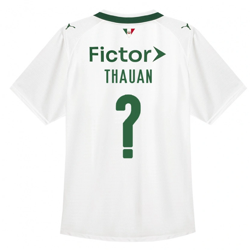 Danxen Femme Maillot Thauan Da Silva Eugênio #0 Vert Blanc Tenues Extérieur 2026/27 T-Shirt