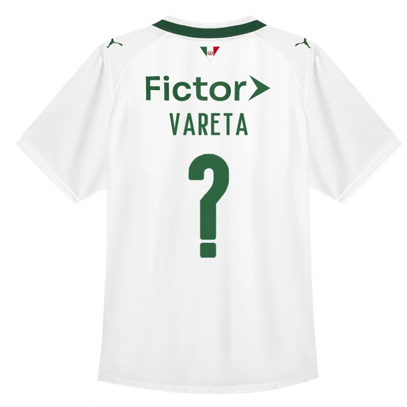 Danxen Femme Maillot Gabriel Vareta #0 Vert Blanc Tenues Extérieur 2026/27 T-Shirt