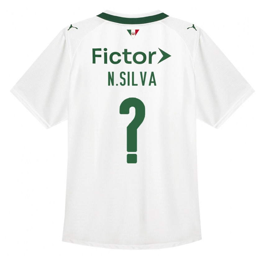 Danxen Femme Maillot Ney Silva #0 Vert Blanc Tenues Extérieur 2026/27 T-Shirt