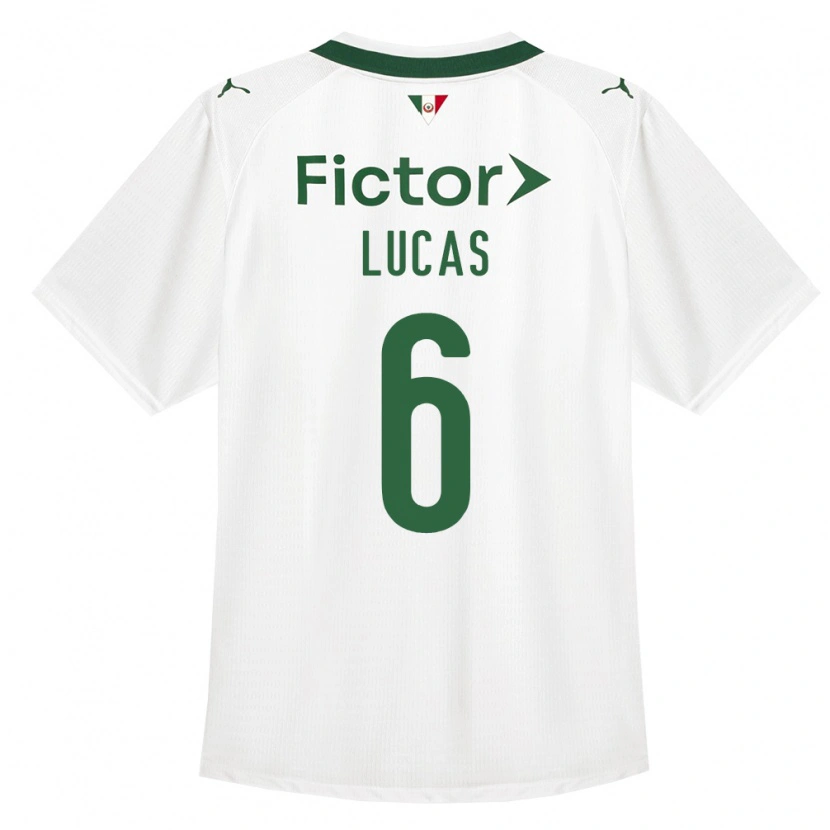 Danxen Femme Maillot André Lucas #6 Vert Blanc Tenues Extérieur 2026/27 T-Shirt