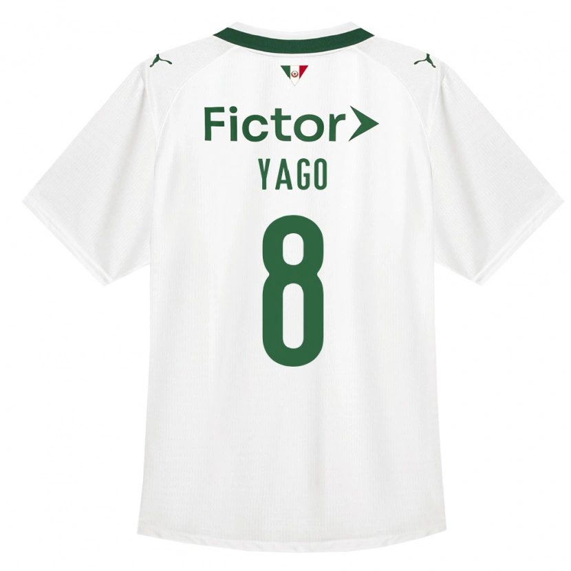 Danxen Femme Maillot Ruan Yago #8 Vert Blanc Tenues Extérieur 2026/27 T-Shirt