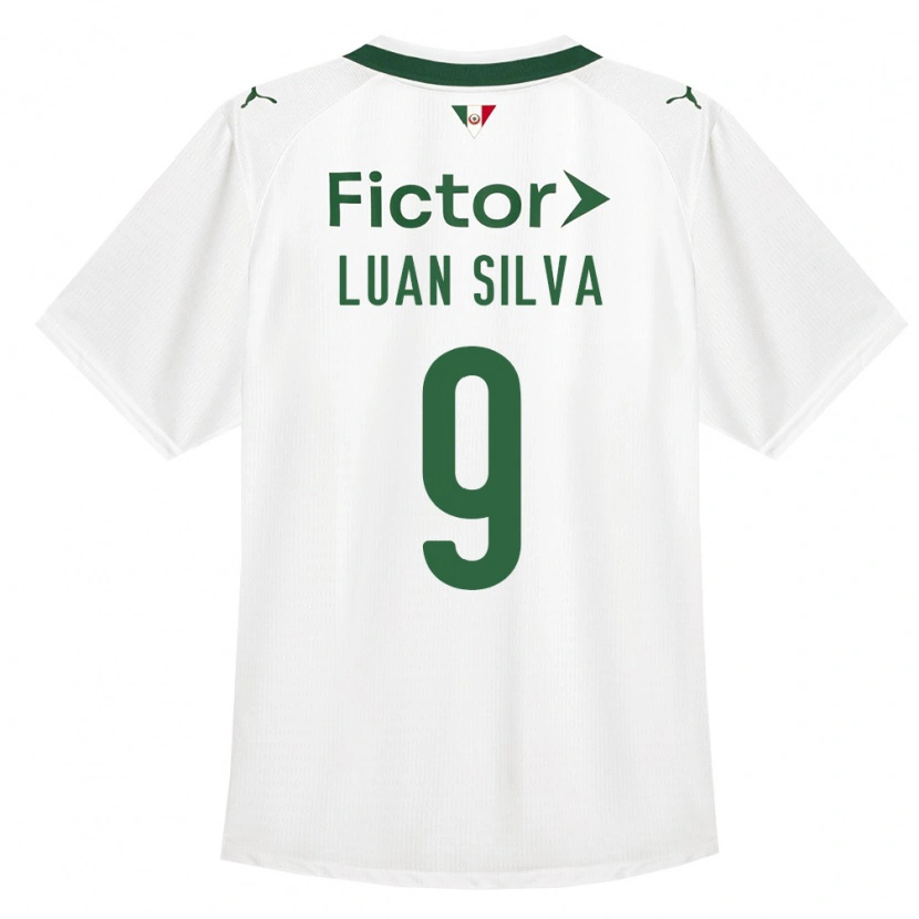 Danxen Femme Maillot Luan Silva #9 Vert Blanc Tenues Extérieur 2026/27 T-Shirt