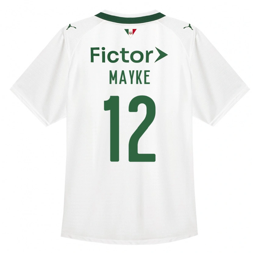 Danxen Femme Maillot Mayke #12 Vert Blanc Tenues Extérieur 2026/27 T-Shirt