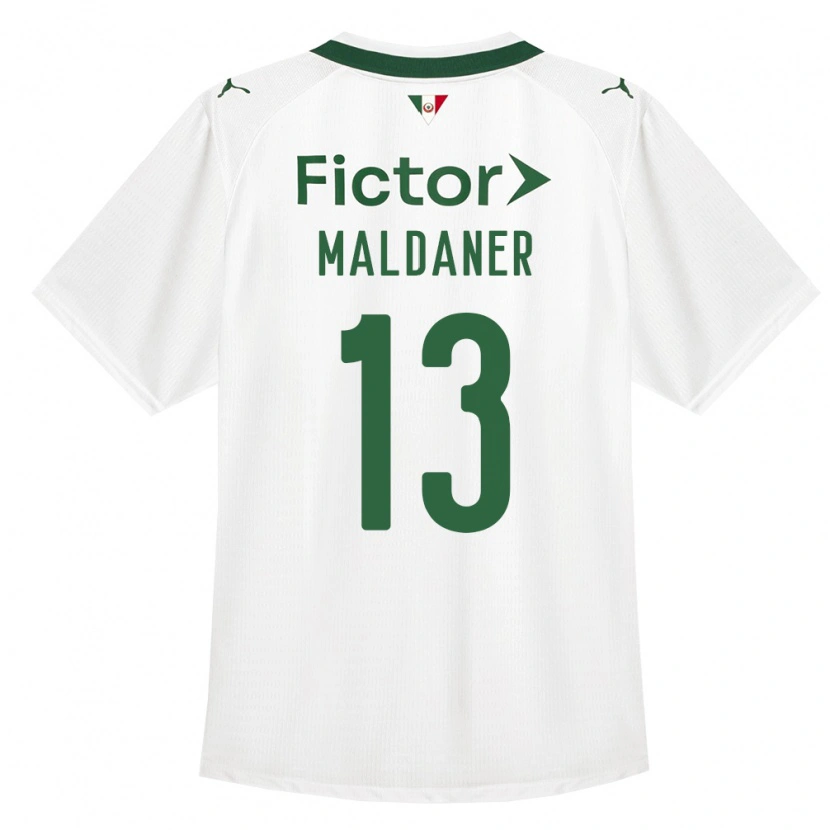 Danxen Femme Maillot Pati Maldaner #13 Vert Blanc Tenues Extérieur 2026/27 T-Shirt