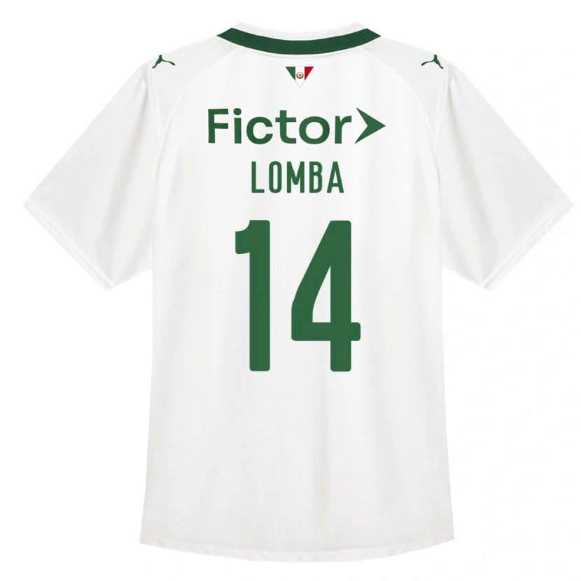 Danxen Femme Maillot Marcelo Lomba #14 Vert Blanc Tenues Extérieur 2026/27 T-Shirt