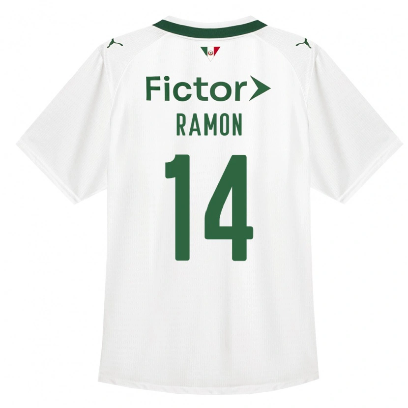 Danxen Femme Maillot Luccas Ramon #14 Vert Blanc Tenues Extérieur 2026/27 T-Shirt