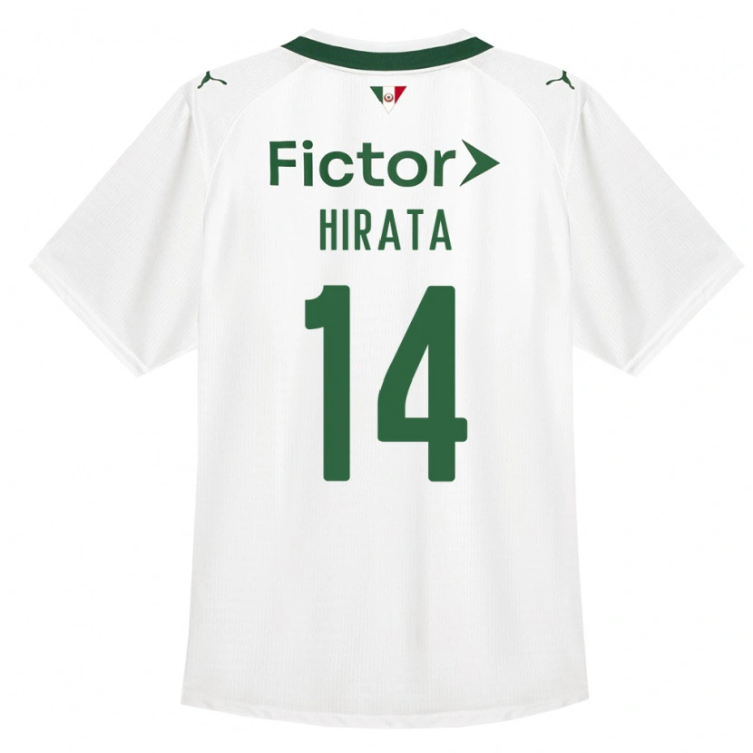 Danxen Femme Maillot Bruna Hirata #14 Vert Blanc Tenues Extérieur 2026/27 T-Shirt