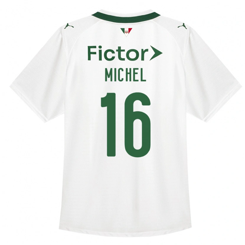 Danxen Femme Maillot Michel Cavalcante Fonseca Da Silva #16 Vert Blanc Tenues Extérieur 2026/27 T-Shirt