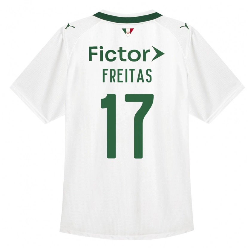 Danxen Femme Maillot Marlon Freitas #17 Vert Blanc Tenues Extérieur 2026/27 T-Shirt
