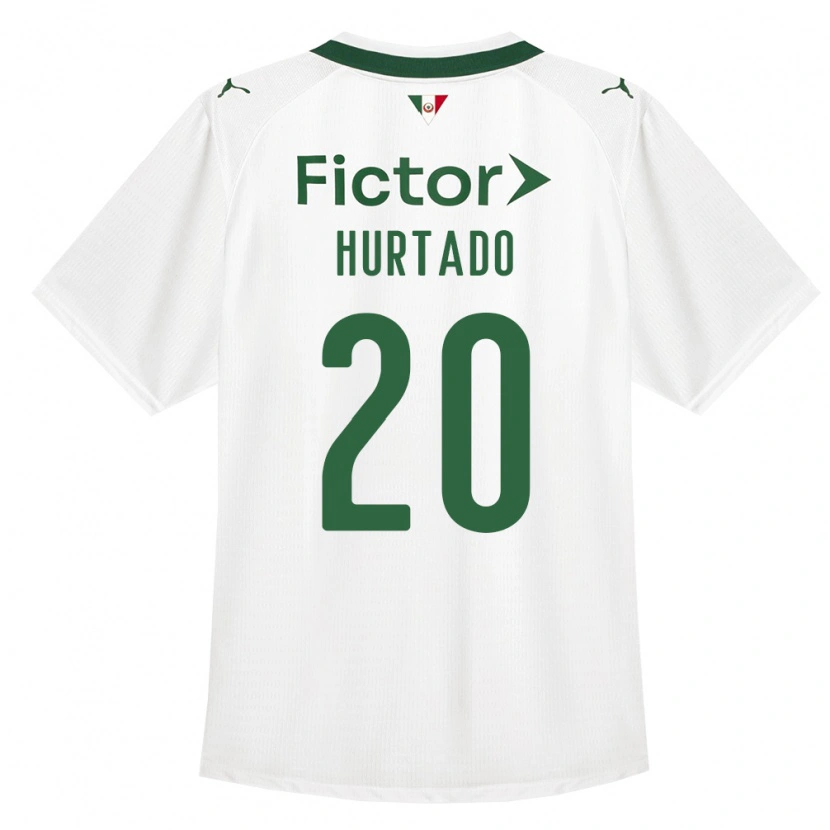 Danxen Femme Maillot Flavio Hurtado #20 Vert Blanc Tenues Extérieur 2026/27 T-Shirt