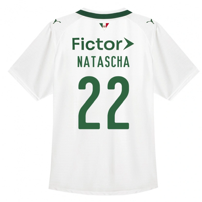 Danxen Femme Maillot Natascha #22 Vert Blanc Tenues Extérieur 2026/27 T-Shirt