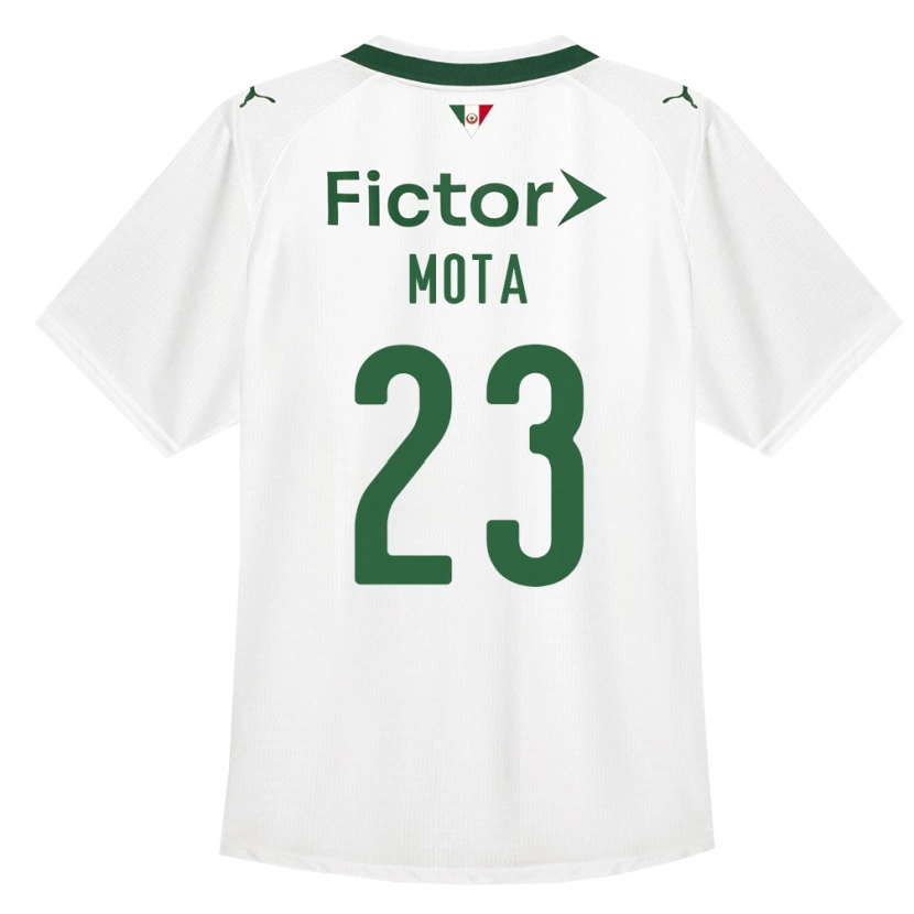 Danxen Femme Maillot Flávia Mota #23 Vert Blanc Tenues Extérieur 2026/27 T-Shirt