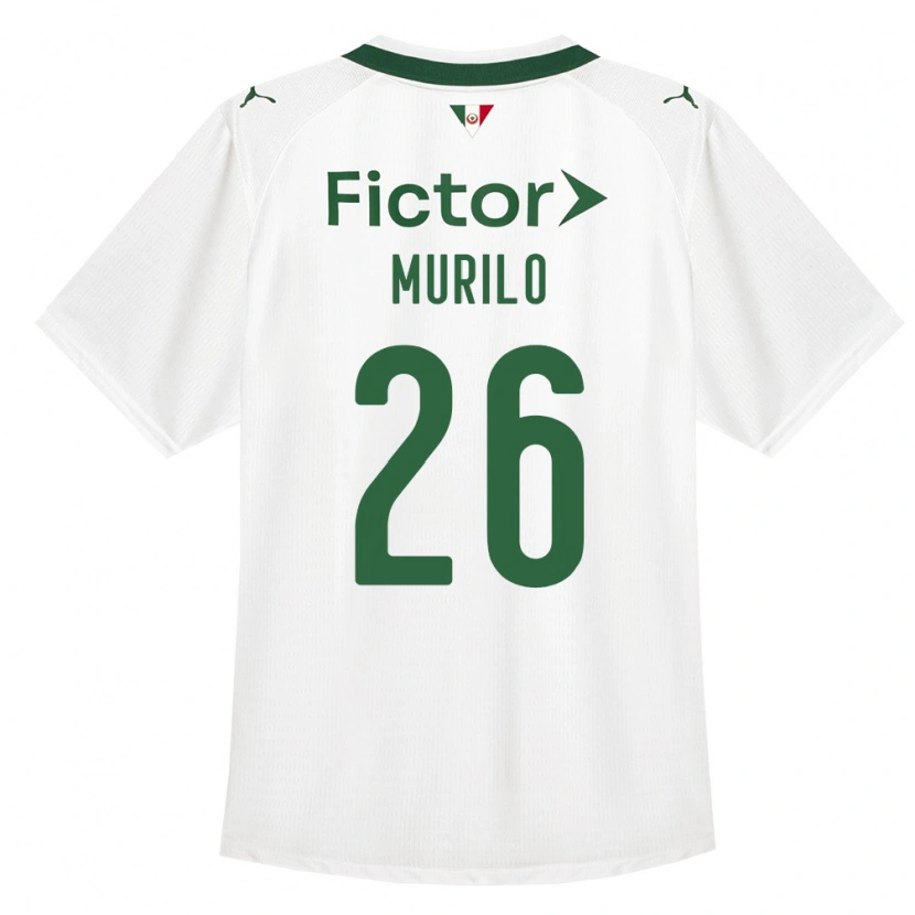 Danxen Femme Maillot Murilo Cerqueira Paim #26 Vert Blanc Tenues Extérieur 2026/27 T-Shirt