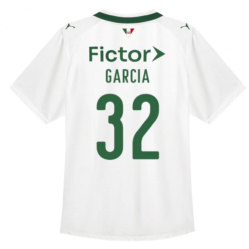 Danxen Femme Maillot Garcia #32 Vert Blanc Tenues Extérieur 2026/27 T-Shirt