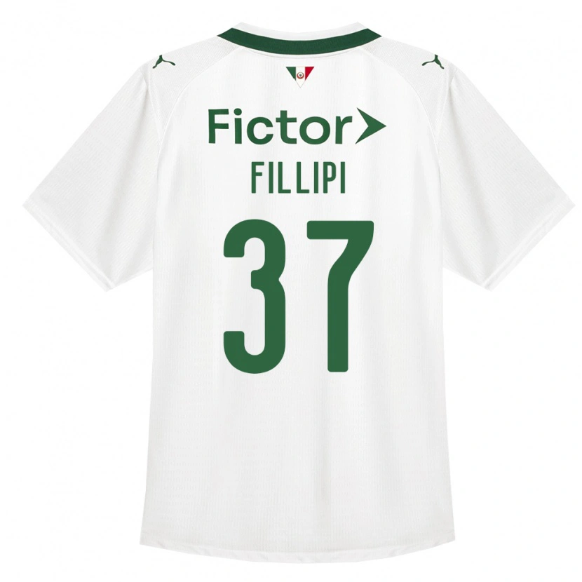 Danxen Femme Maillot Riquelme Fillipi #37 Vert Blanc Tenues Extérieur 2026/27 T-Shirt