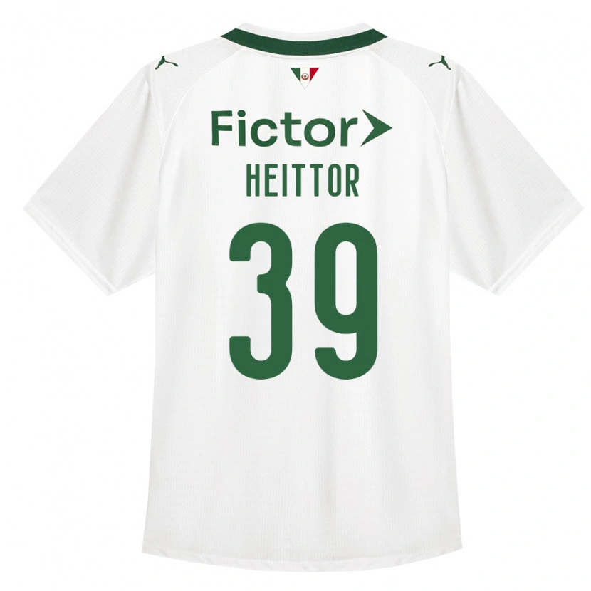 Danxen Femme Maillot Heittor Vinicius Da Silva Nunes #39 Vert Blanc Tenues Extérieur 2026/27 T-Shirt