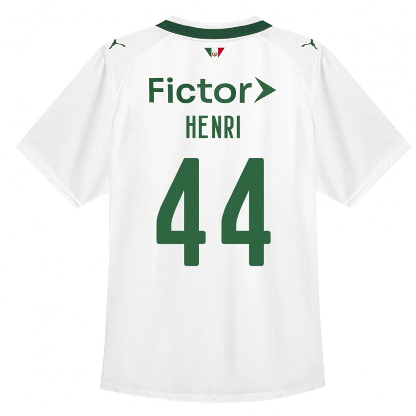 Danxen Femme Maillot Henri #44 Vert Blanc Tenues Extérieur 2026/27 T-Shirt