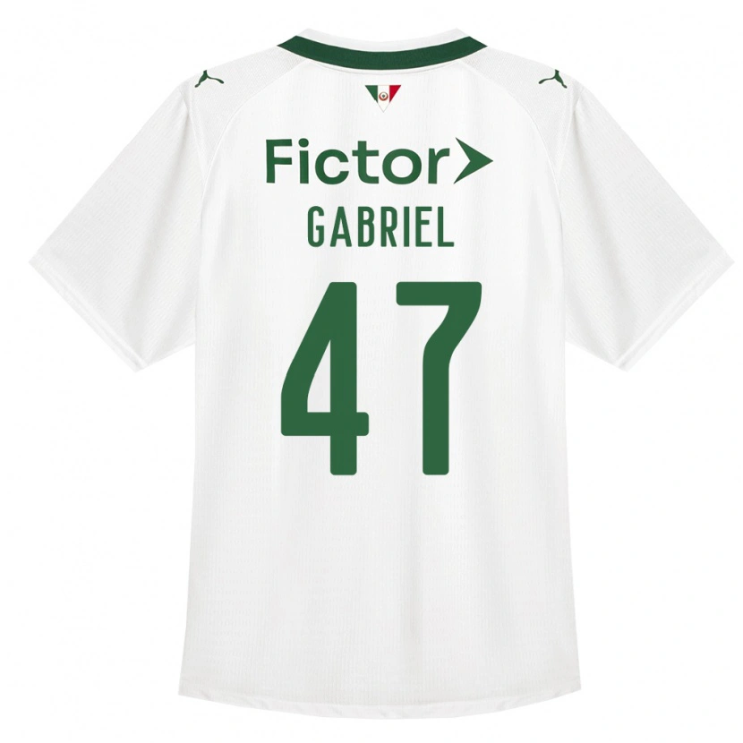 Danxen Femme Maillot Victor Gabriel #47 Vert Blanc Tenues Extérieur 2026/27 T-Shirt