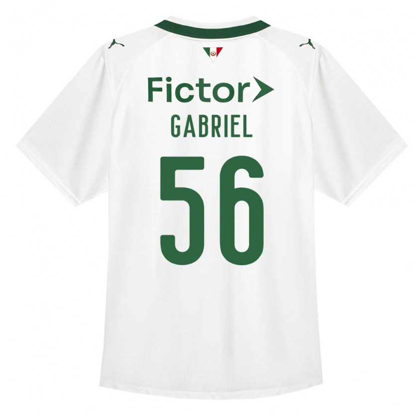 Danxen Femme Maillot Arthur Gabriel #56 Vert Blanc Tenues Extérieur 2026/27 T-Shirt