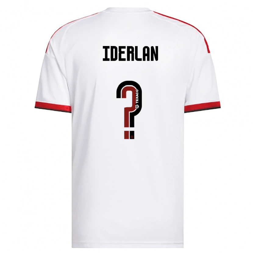 Danxen Femme Maillot Iderlan Dos Santos Lopes Ferreira #0 Blanc Rouge Noir Tenues Extérieur 2026/27 T-Shirt