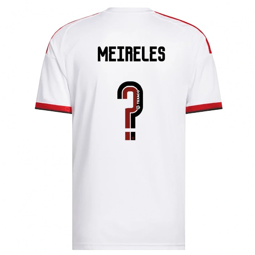 Danxen Femme Maillot Lu Meireles #0 Blanc Rouge Noir Tenues Extérieur 2026/27 T-Shirt
