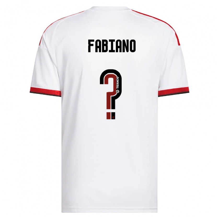 Danxen Femme Maillot Fabiano #0 Blanc Rouge Noir Tenues Extérieur 2026/27 T-Shirt