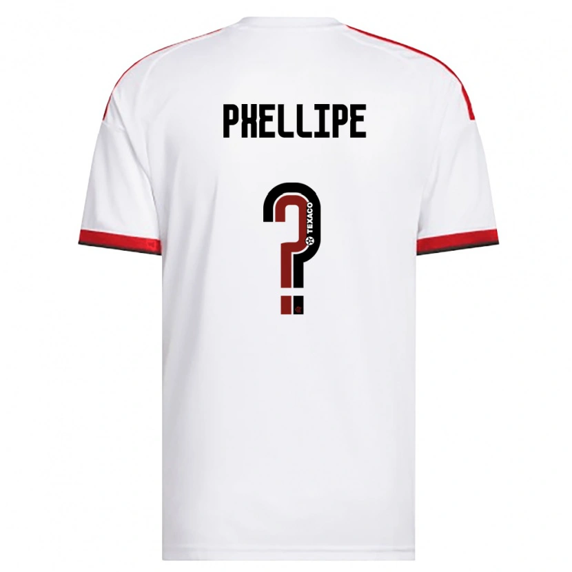 Danxen Femme Maillot Phellipe #0 Blanc Rouge Noir Tenues Extérieur 2026/27 T-Shirt