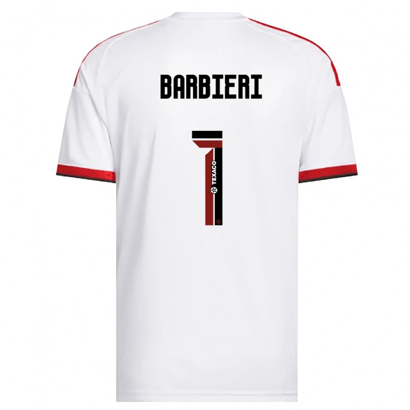 Danxen Femme Maillot Gabi Barbieri #1 Blanc Rouge Noir Tenues Extérieur 2026/27 T-Shirt